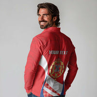 Poland-Lithuania Personalized Long Sleeve Polo Shirt Heraldic Eagle and Vytis Historical