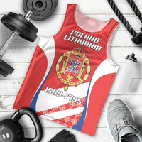 Poland-Lithuania Personalized Men Tank Top Heraldic Eagle and Vytis Historical