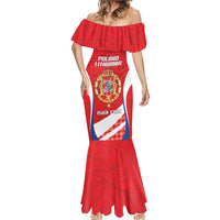 Poland-Lithuania Personalized Mermaid Dress Heraldic Eagle and Vytis Historical