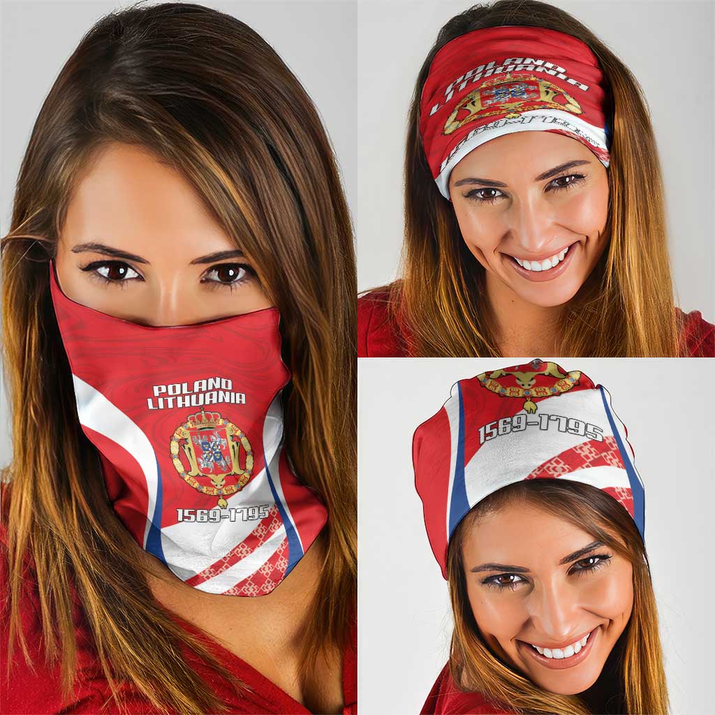 Poland-Lithuania Neck Gaiter Heraldic Eagle and Vytis Historical