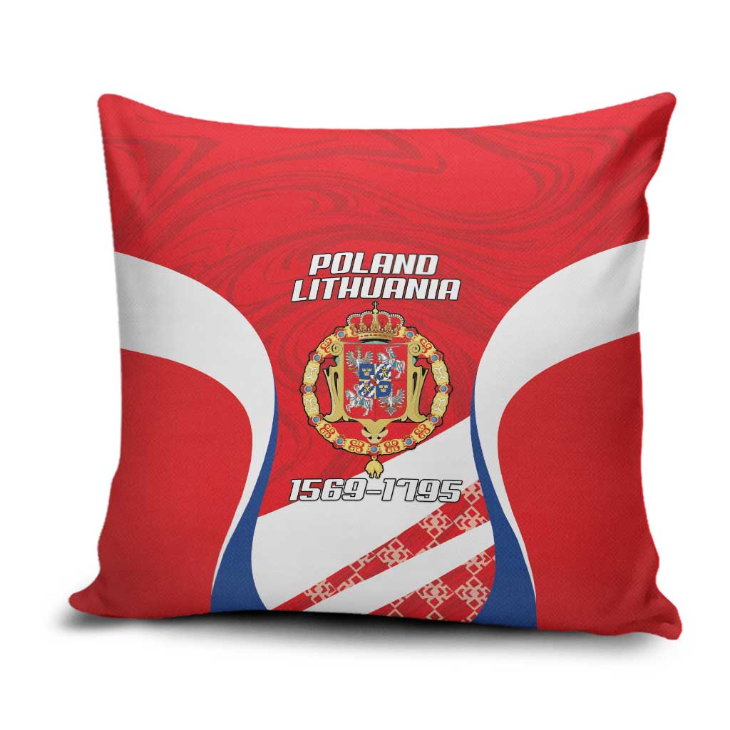 Poland-Lithuania Pillow Cover Heraldic Eagle and Vytis Historical