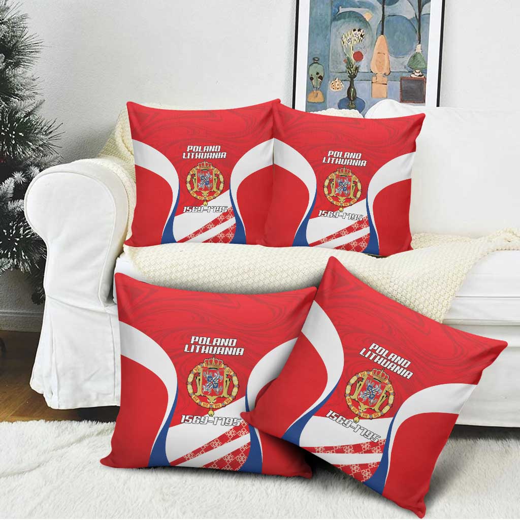 Poland-Lithuania Pillow Cover Heraldic Eagle and Vytis Historical