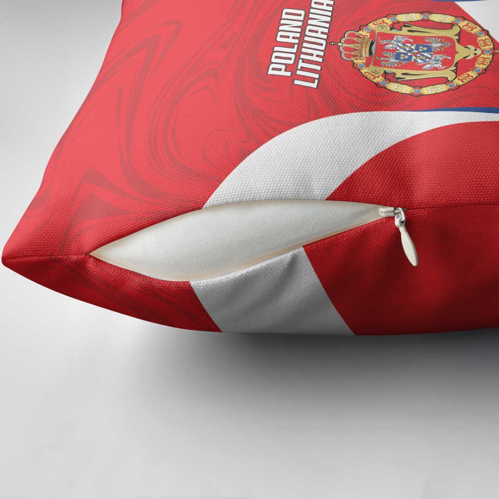 Poland-Lithuania Pillow Cover Heraldic Eagle and Vytis Historical