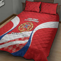 Poland-Lithuania Quilt Bed Set Heraldic Eagle and Vytis Historical