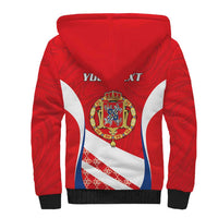 Poland-Lithuania Personalized Sherpa Hoodie Heraldic Eagle and Vytis Historical
