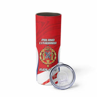 Poland-Lithuania Personalized Skinny Tumbler Heraldic Eagle and Vytis Historical