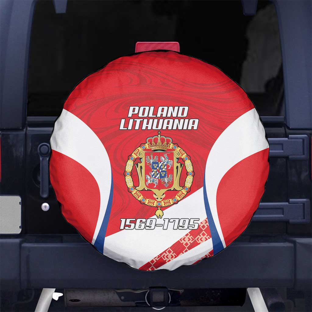 Poland-Lithuania Spare Tire Cover Heraldic Eagle and Vytis Historical