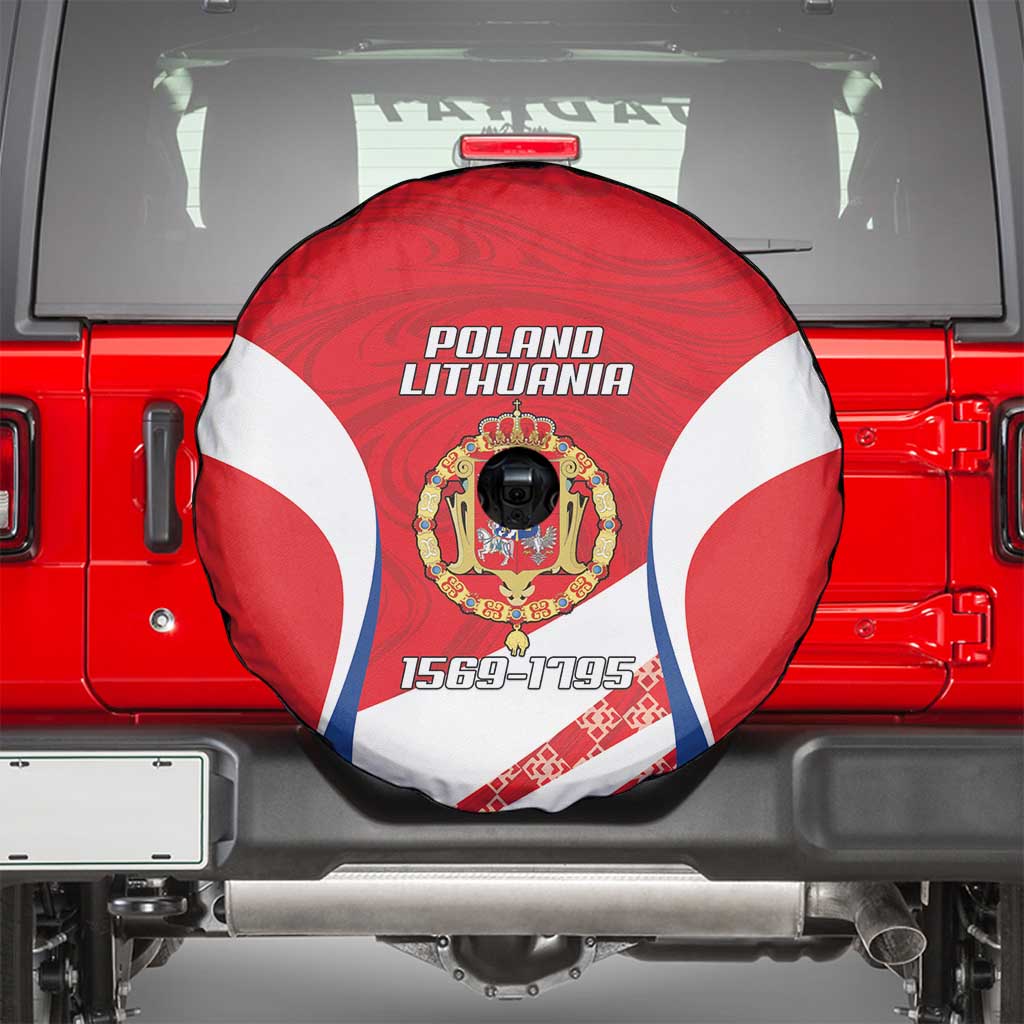 Poland-Lithuania Spare Tire Cover Heraldic Eagle and Vytis Historical