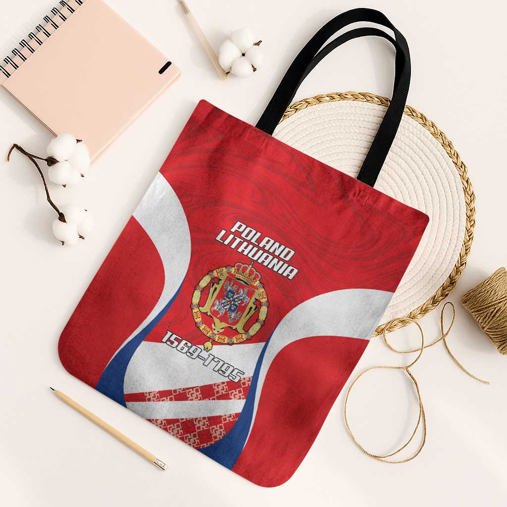 Poland-Lithuania Tote Bag Heraldic Eagle and Vytis Historical