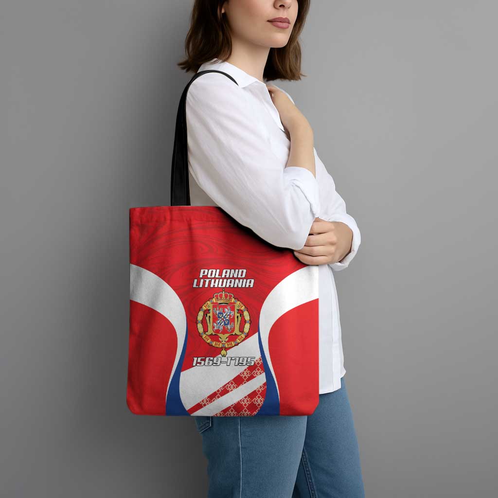 Poland-Lithuania Tote Bag Heraldic Eagle and Vytis Historical