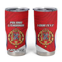 Poland-Lithuania Personalized Tumbler Cup Heraldic Eagle and Vytis Historical