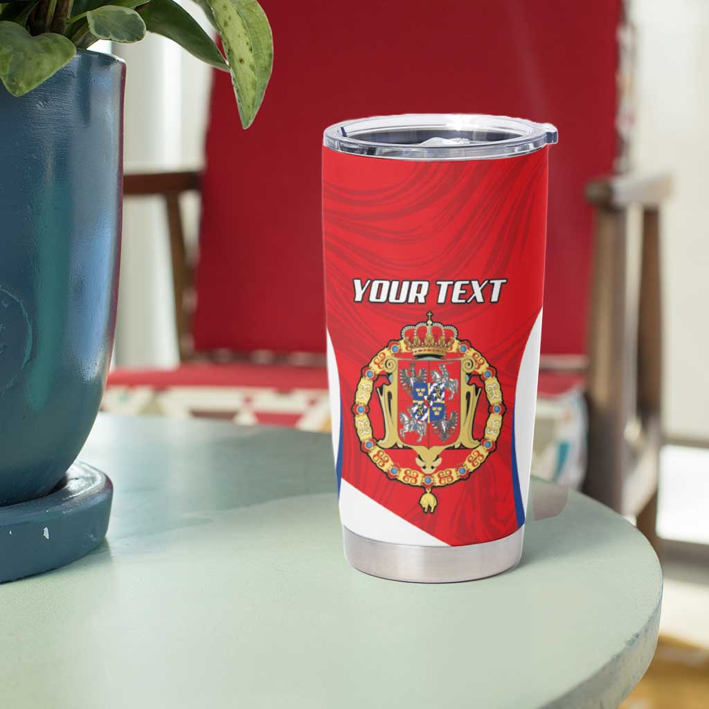 Poland-Lithuania Personalized Tumbler Cup Heraldic Eagle and Vytis Historical