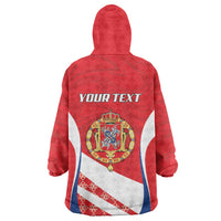 Poland-Lithuania Personalized Wearable Blanket Hoodie Heraldic Eagle and Vytis Historical