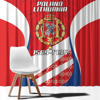 Poland-Lithuania Window Curtain Heraldic Eagle and Vytis Historical