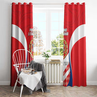 Poland-Lithuania Window Curtain Heraldic Eagle and Vytis Historical