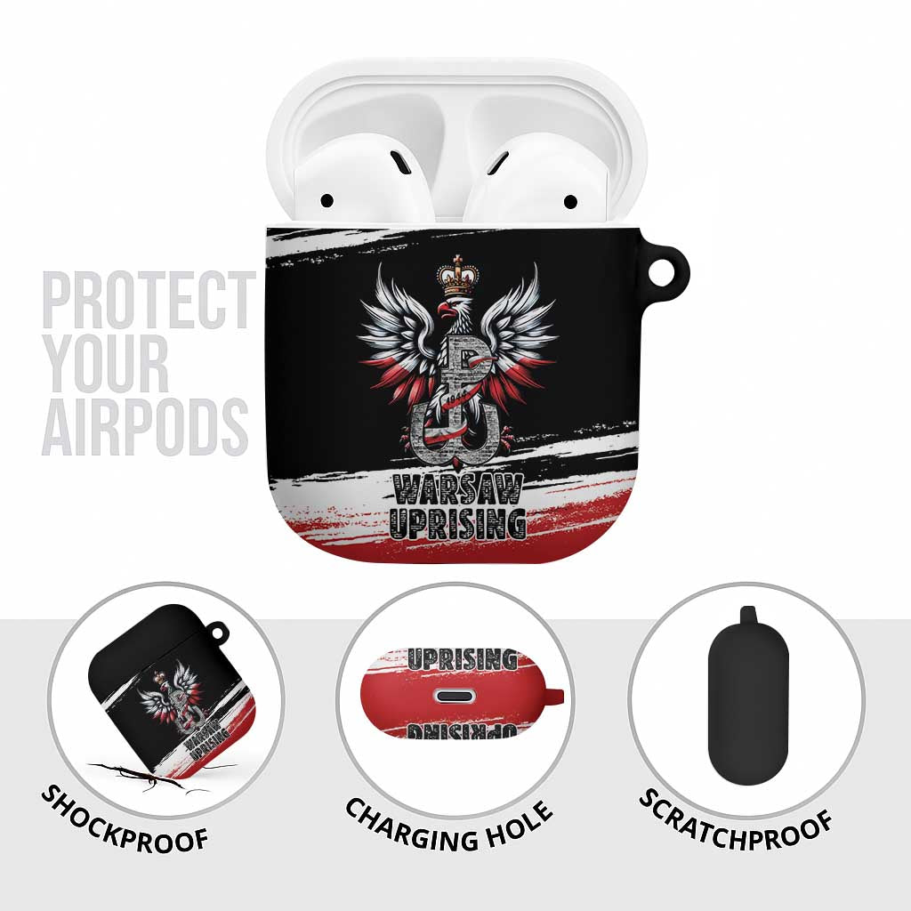 Warsaw Uprising 1944 AirPods Case Polska Walczy Kotwica