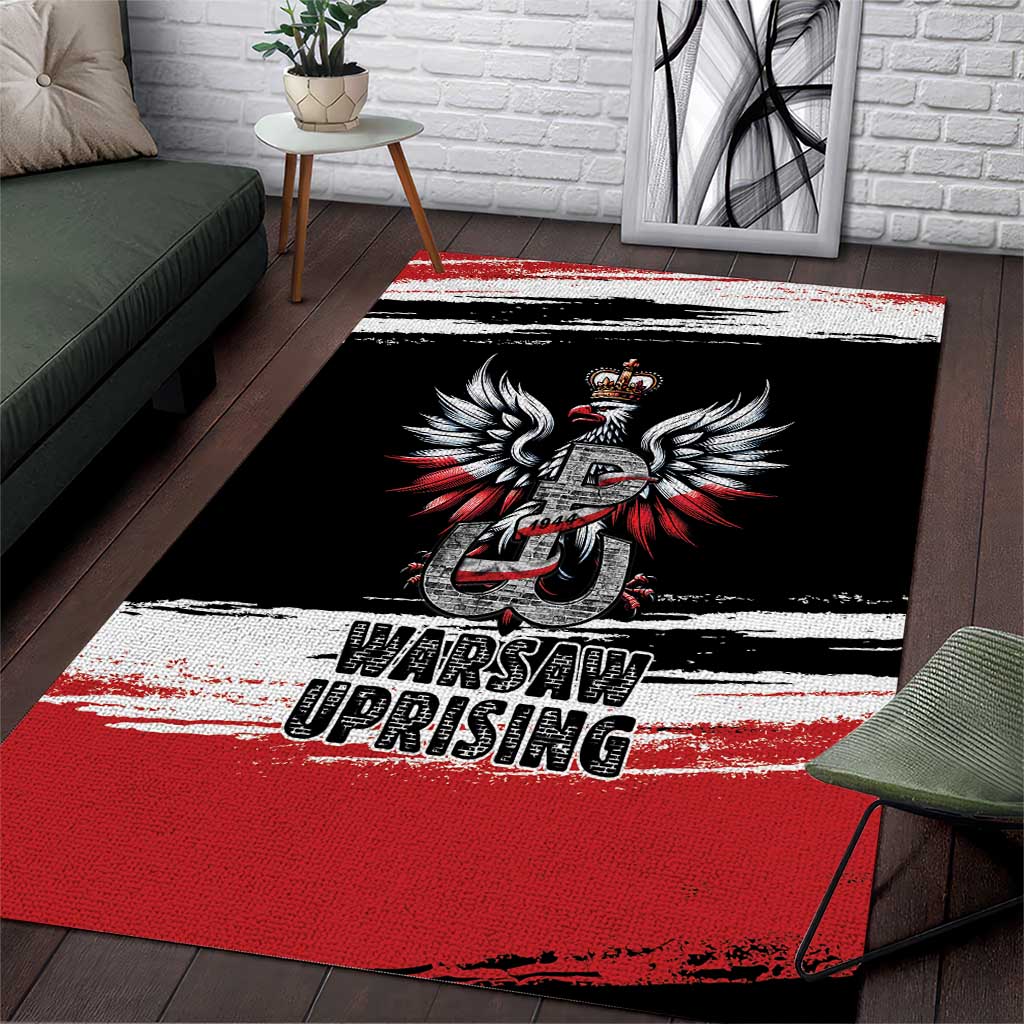 Warsaw Uprising 1944 Area Rug Polska Walczy Kotwica