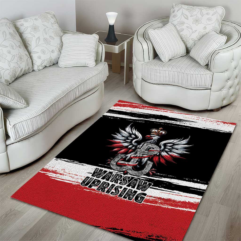 Warsaw Uprising 1944 Area Rug Polska Walczy Kotwica
