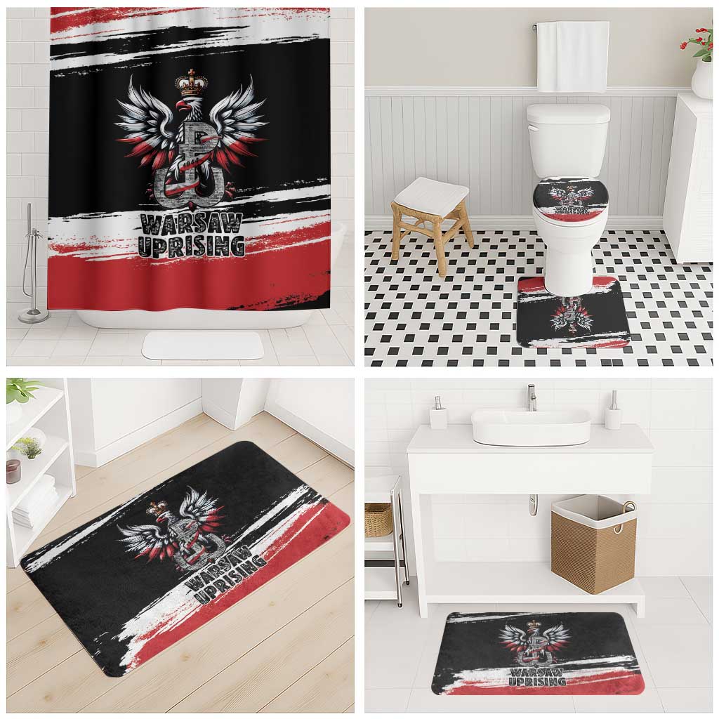 Warsaw Uprising 1944 Bathroom Set Polska Walczy Kotwica