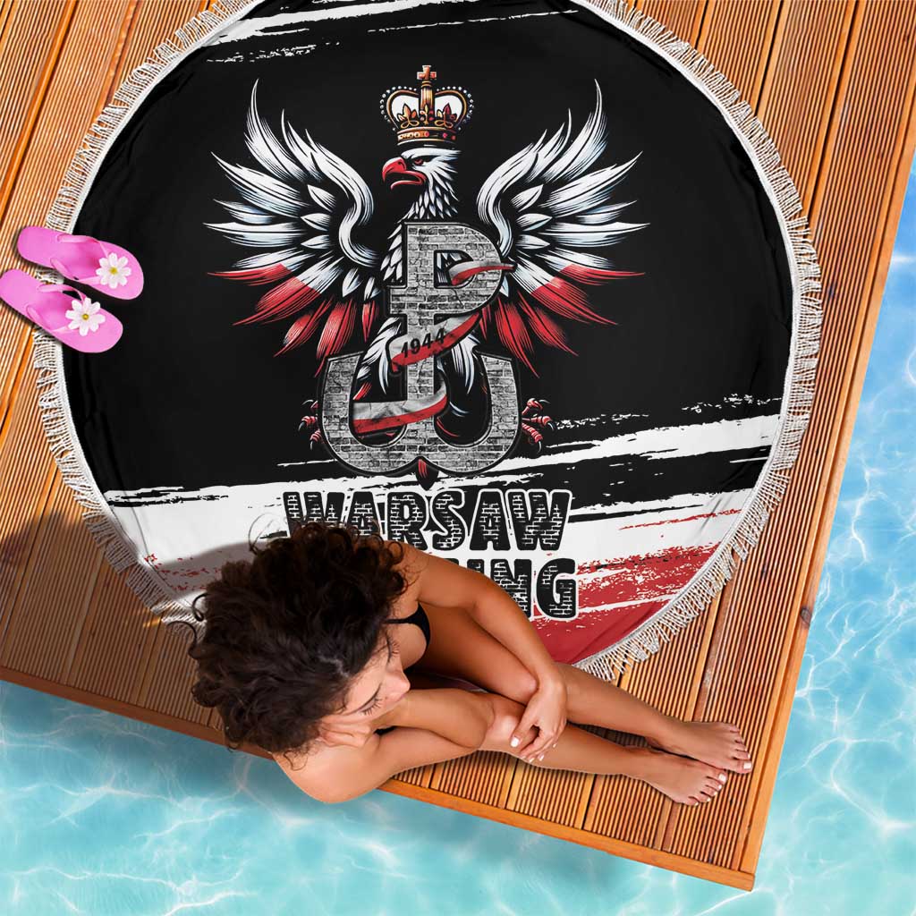 Warsaw Uprising 1944 Beach Blanket Polska Walczy Kotwica