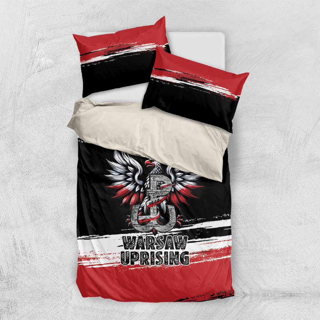 Warsaw Uprising 1944 Bedding Set Polska Walczy Kotwica