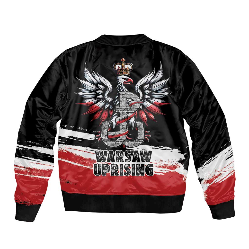 Warsaw Uprising 1944 Bomber Jacket Polska Walczy Kotwica