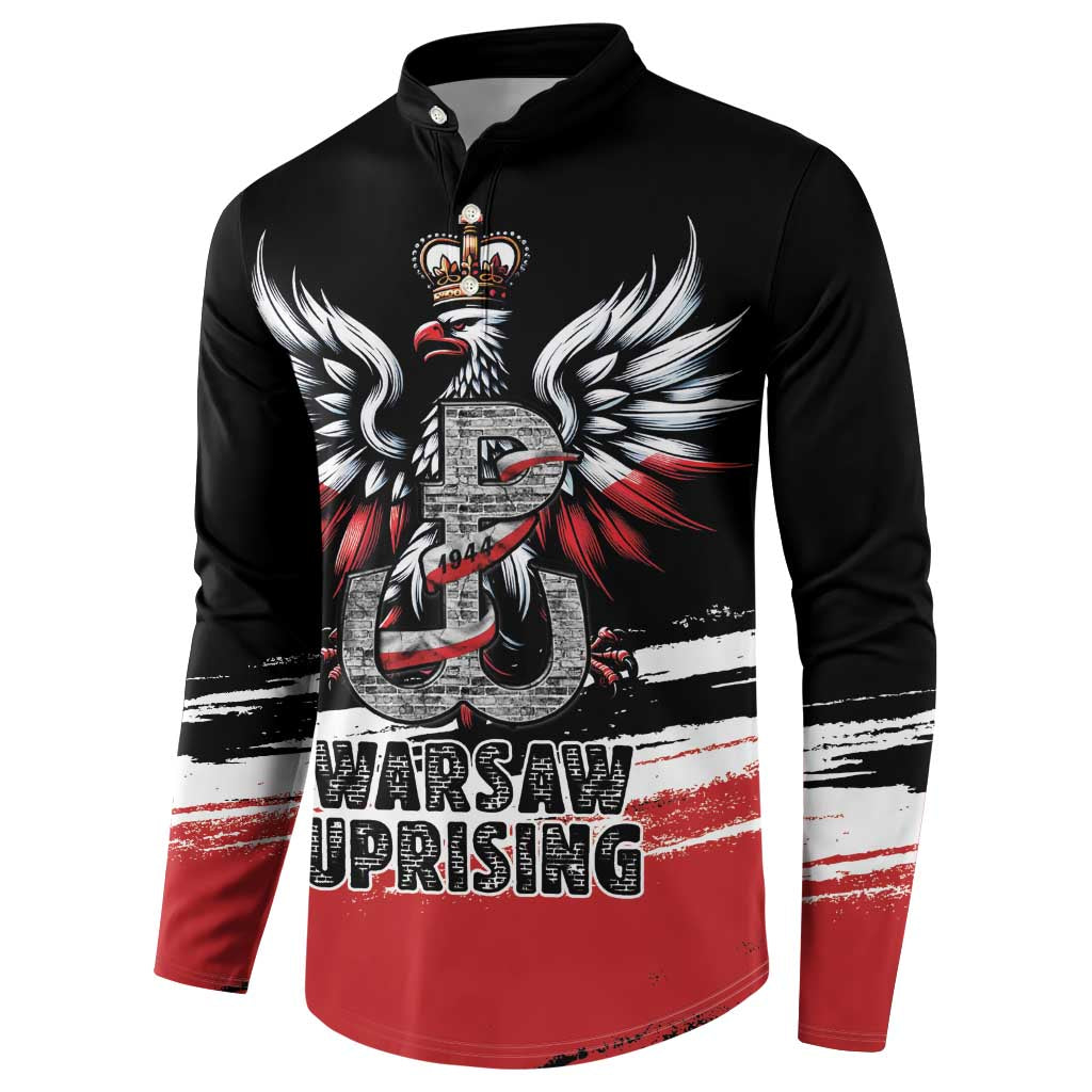 Warsaw Uprising 1944 Button Sweatshirt Polska Walczy Kotwica