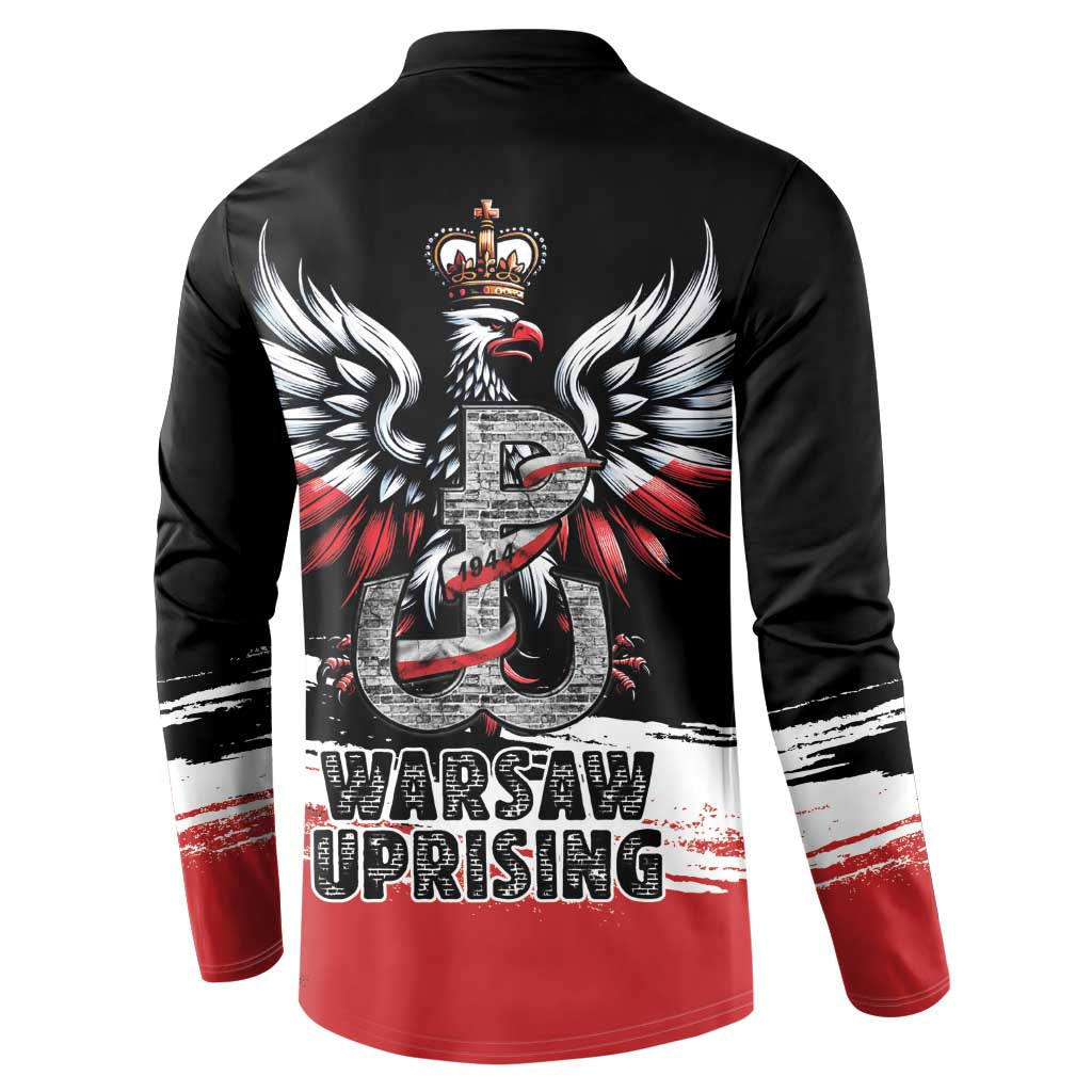Warsaw Uprising 1944 Button Sweatshirt Polska Walczy Kotwica