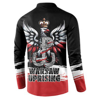 Warsaw Uprising 1944 Button Sweatshirt Polska Walczy Kotwica