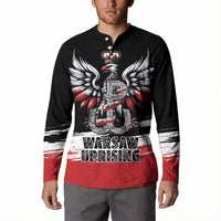 Warsaw Uprising 1944 Button Sweatshirt Polska Walczy Kotwica