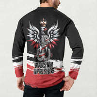 Warsaw Uprising 1944 Button Sweatshirt Polska Walczy Kotwica