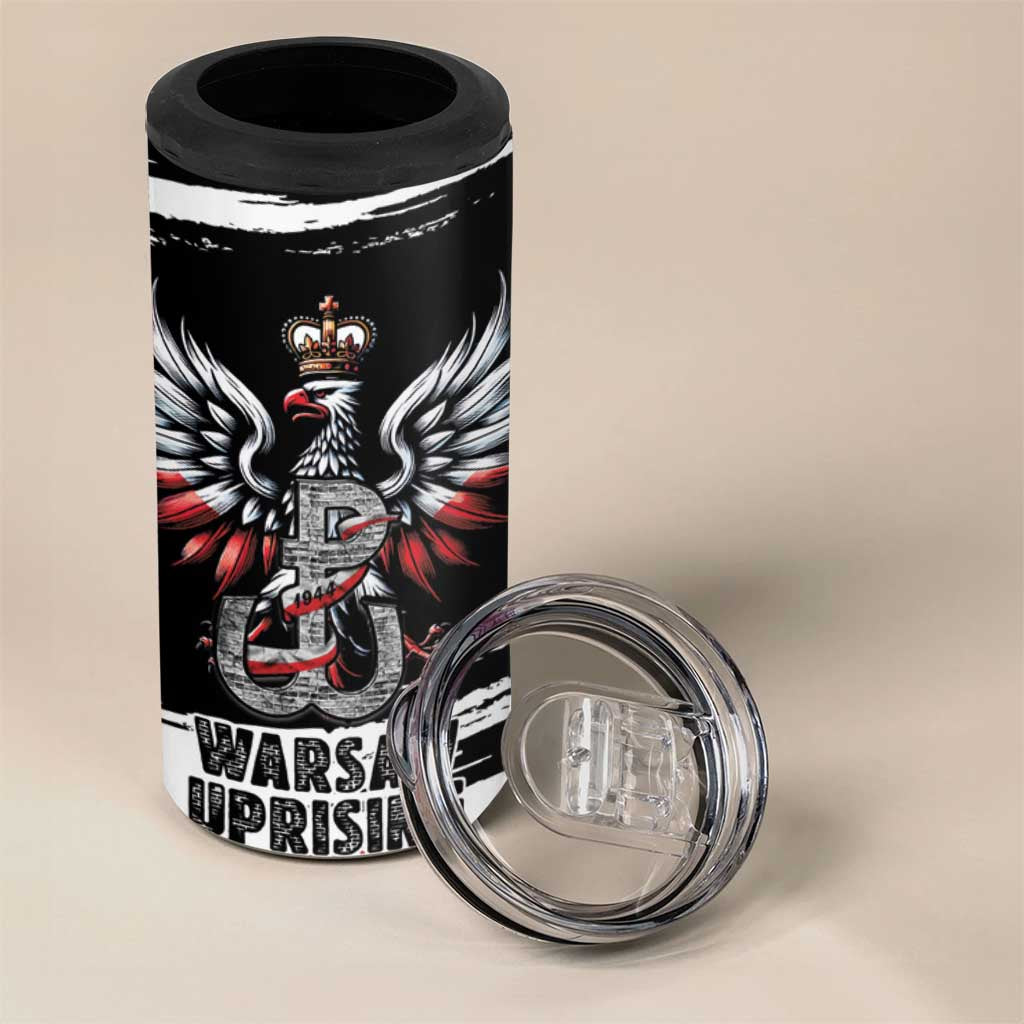 Warsaw Uprising 1944 4 in 1 Can Cooler Tumbler Polska Walczy Kotwica