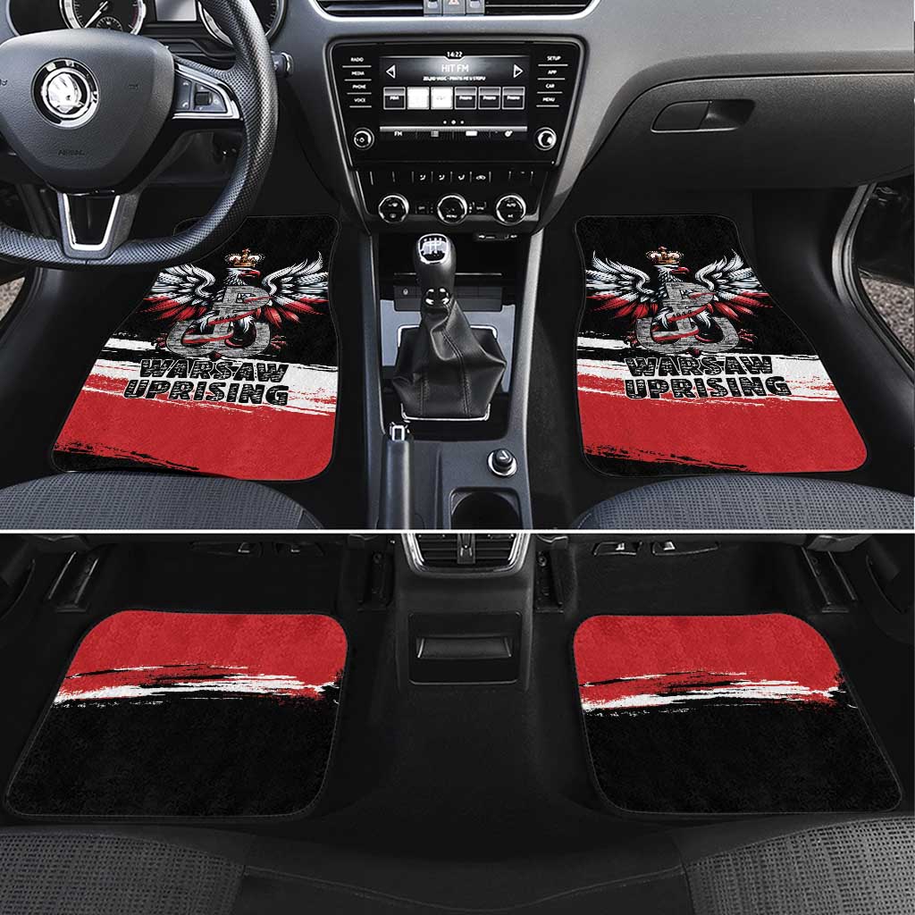 Warsaw Uprising 1944 Car Mats Polska Walczy Kotwica