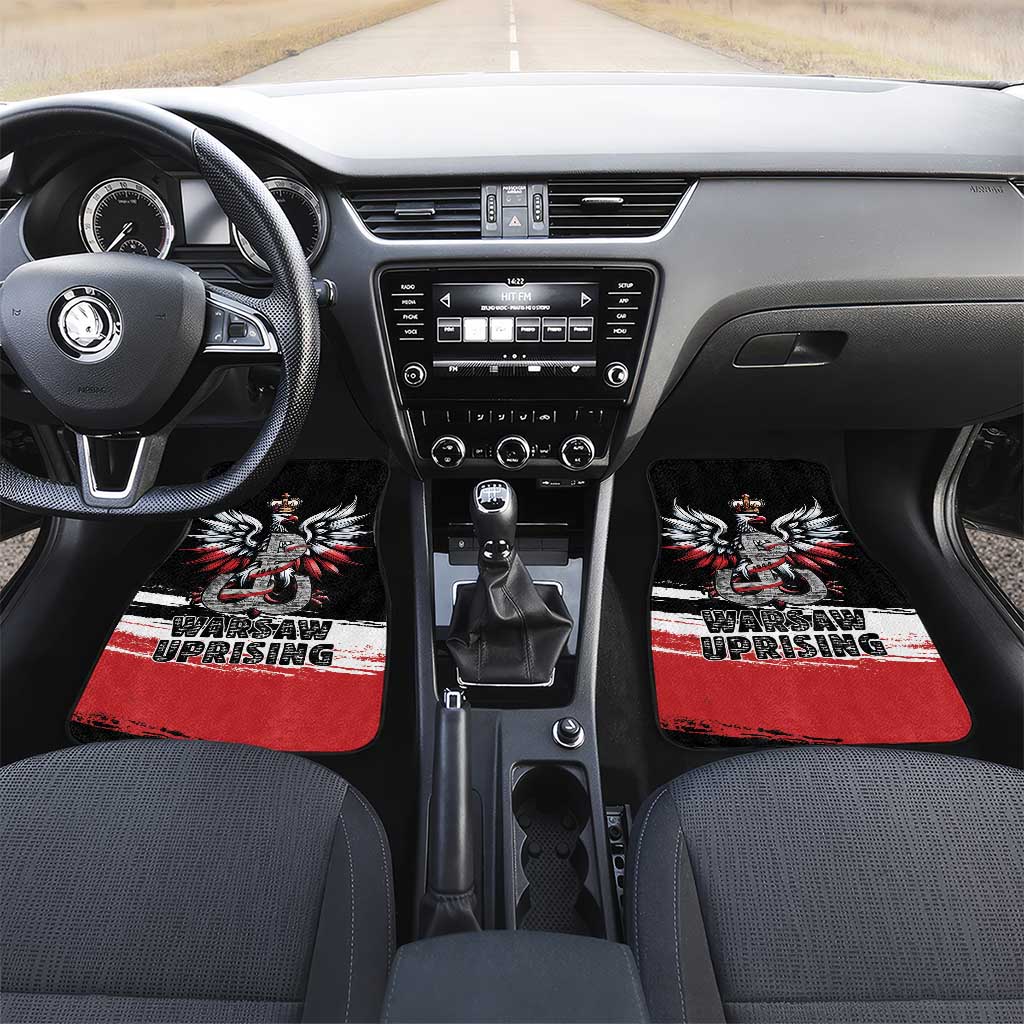 Warsaw Uprising 1944 Car Mats Polska Walczy Kotwica