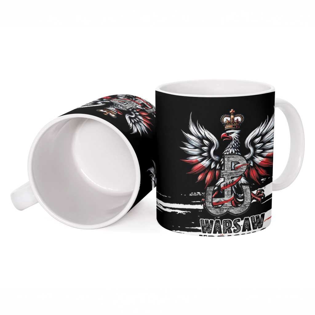 Warsaw Uprising 1944 Ceramic Mug Polska Walczy Kotwica