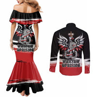 Warsaw Uprising 1944 Couples Matching Mermaid Dress and Long Sleeve Button Shirt Polska Walczy Kotwica