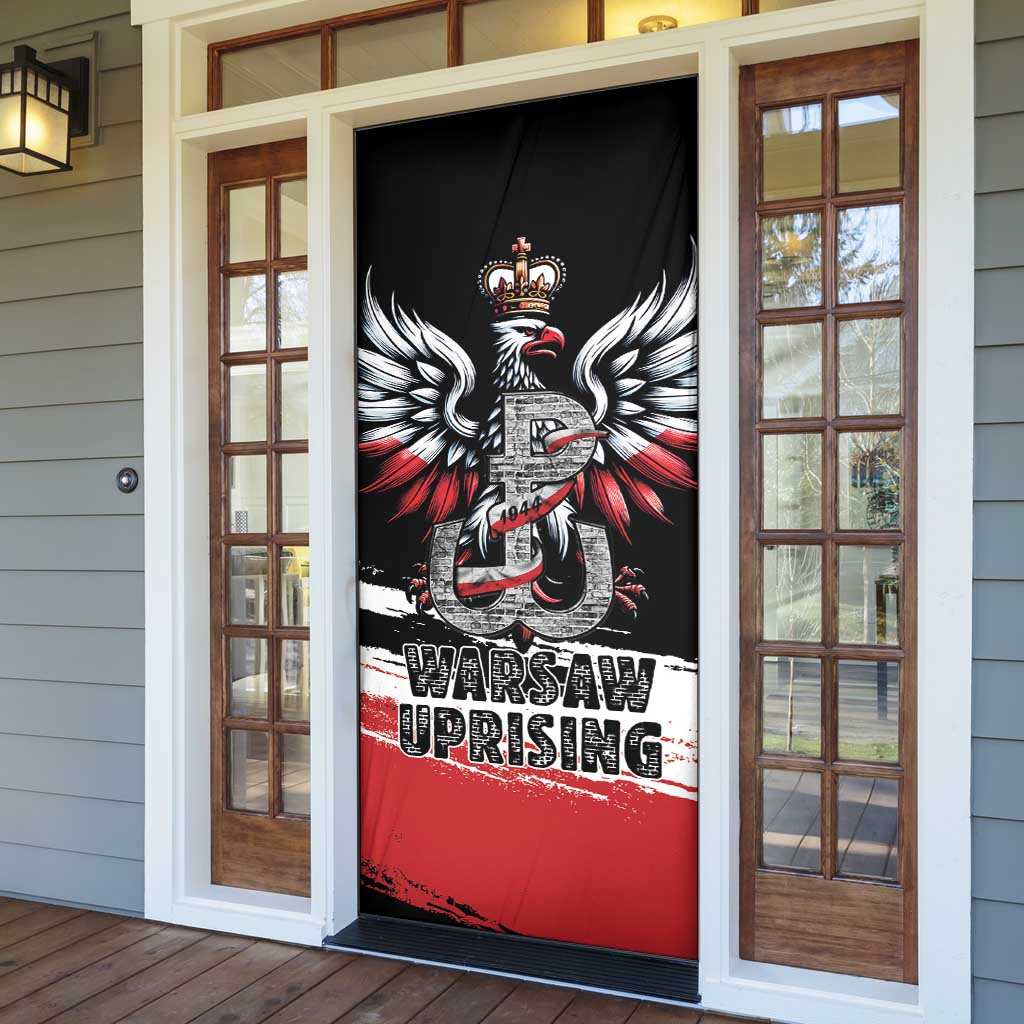 Warsaw Uprising 1944 Door Cover Polska Walczy Kotwica
