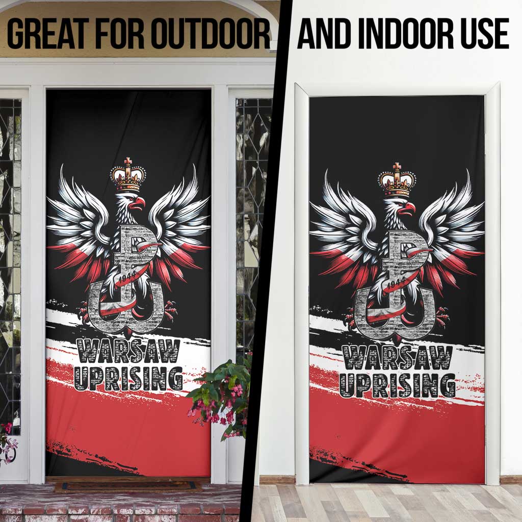 Warsaw Uprising 1944 Door Cover Polska Walczy Kotwica