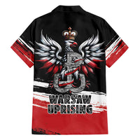 Warsaw Uprising 1944 Family Matching Off Shoulder Maxi Dress and Hawaiian Shirt Polska Walczy Kotwica