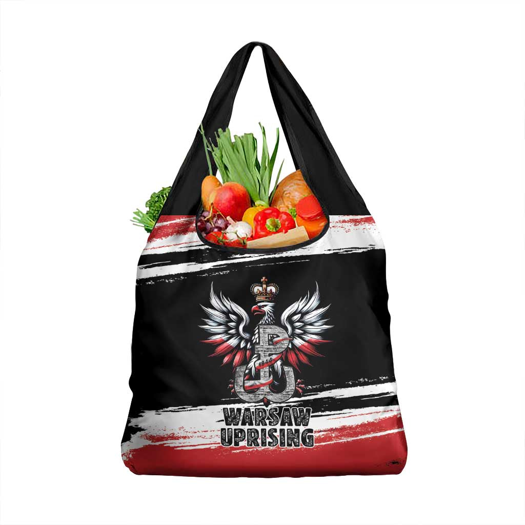 Warsaw Uprising 1944 Grocery Bag Polska Walczy Kotwica