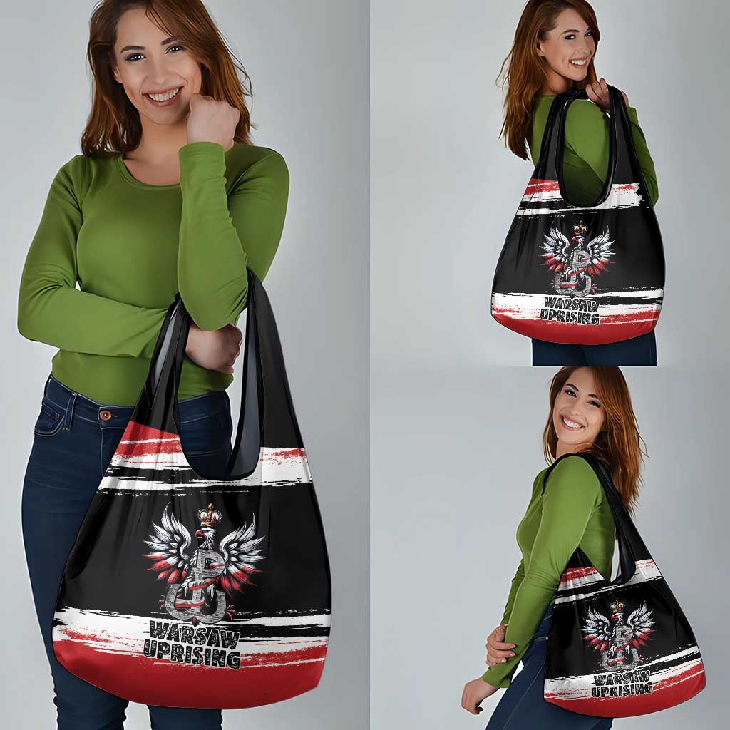 Warsaw Uprising 1944 Grocery Bag Polska Walczy Kotwica