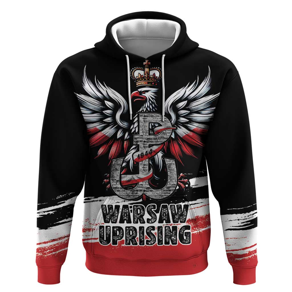 Warsaw Uprising 1944 Hoodie Polska Walczy Kotwica