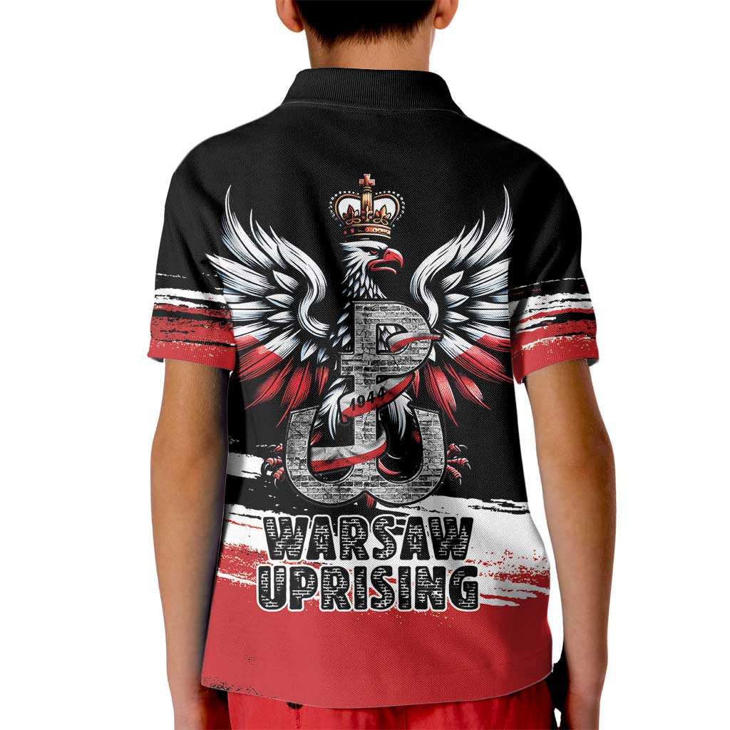 Warsaw Uprising 1944 Kid Polo Shirt Polska Walczy Kotwica