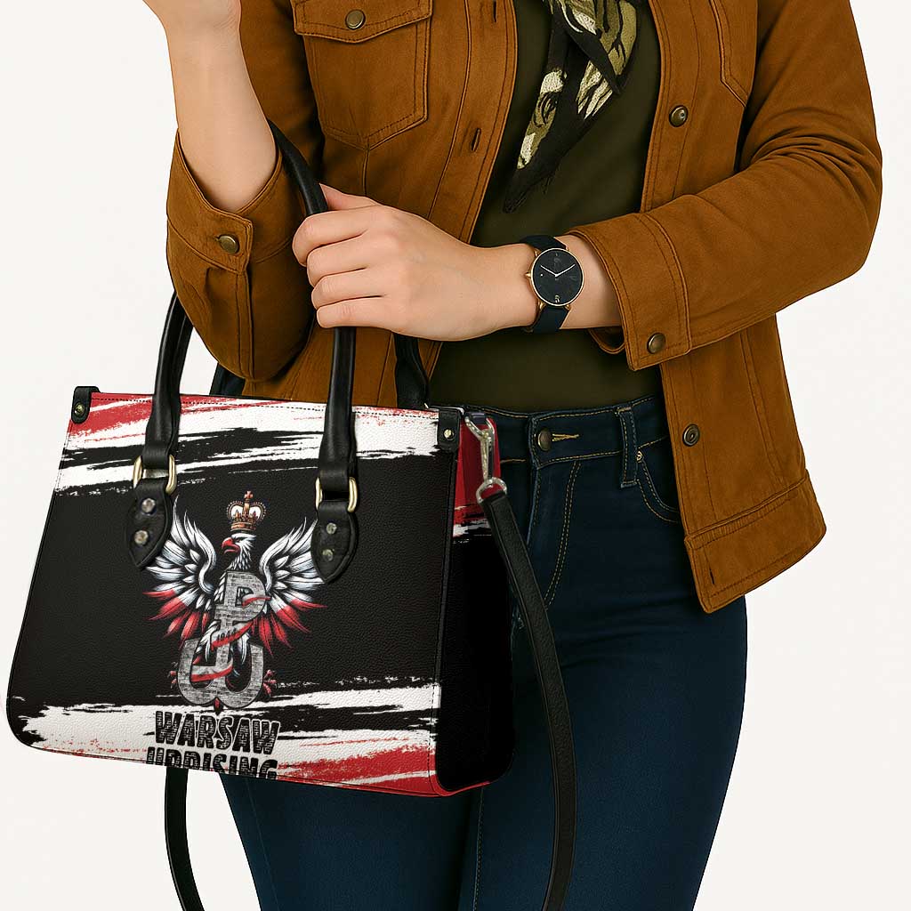 Warsaw Uprising 1944 Leather Bag Polska Walczy Kotwica