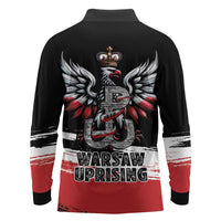 Warsaw Uprising 1944 Long Sleeve Polo Shirt Polska Walczy Kotwica