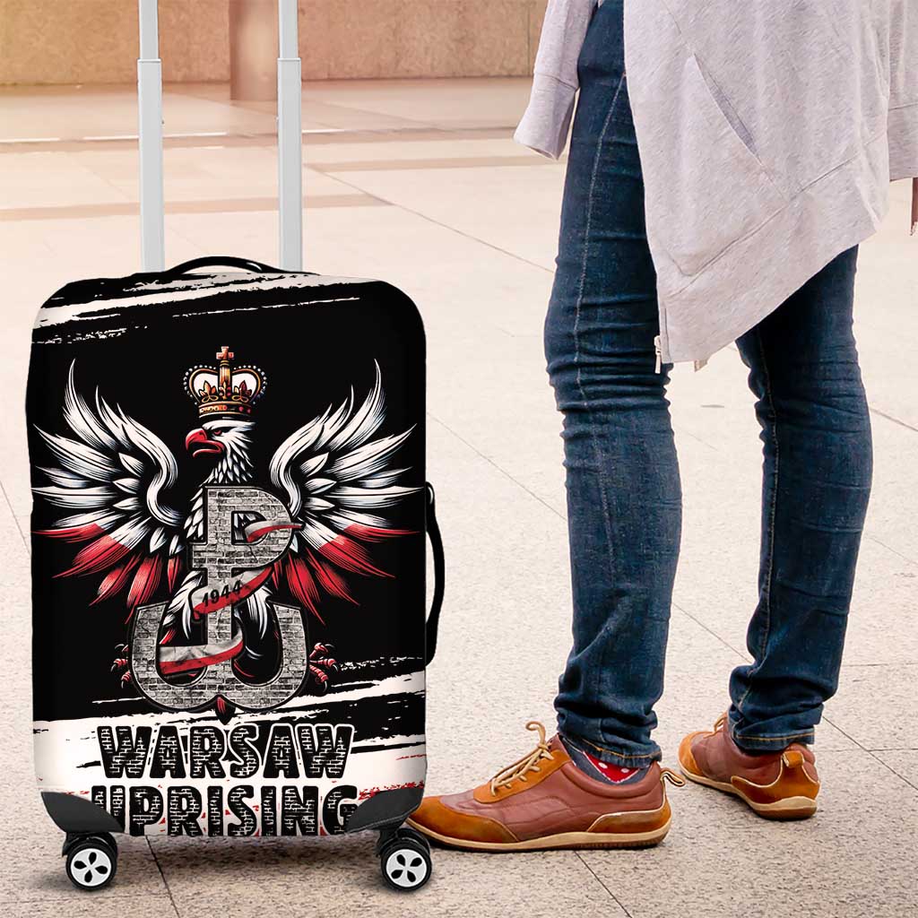 Warsaw Uprising 1944 Luggage Cover Polska Walczy Kotwica