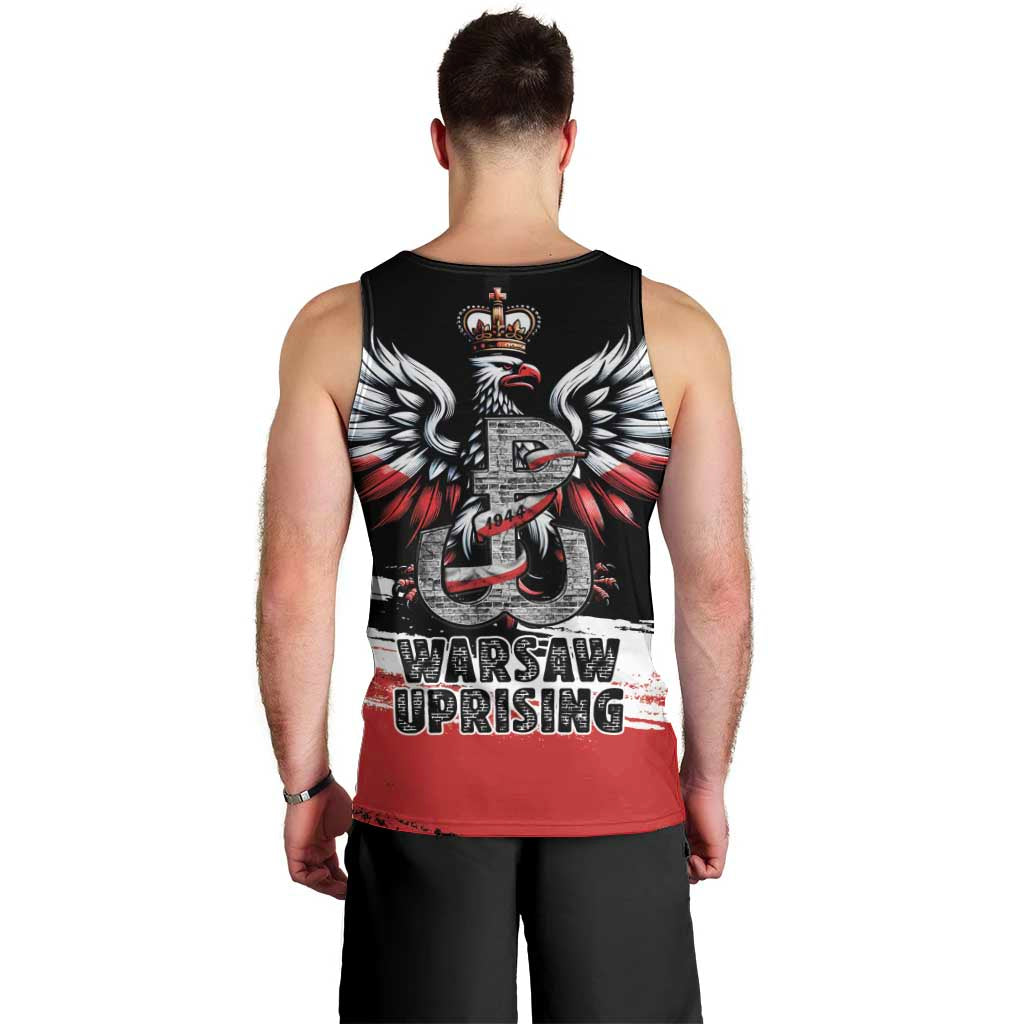 Warsaw Uprising 1944 Men Tank Top Polska Walczy Kotwica