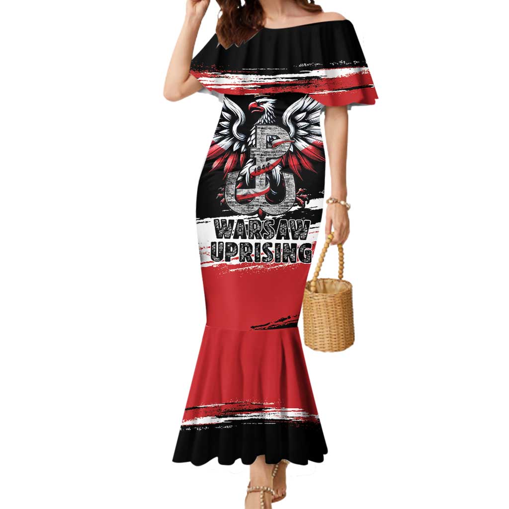 Warsaw Uprising 1944 Mermaid Dress Polska Walczy Kotwica
