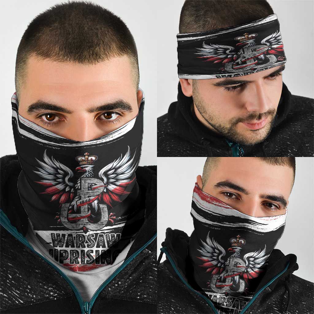 Warsaw Uprising 1944 Neck Gaiter Polska Walczy Kotwica