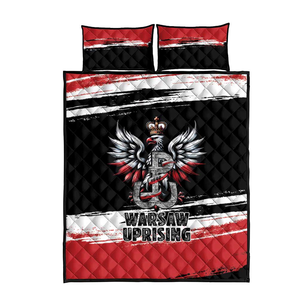 Warsaw Uprising 1944 Quilt Bed Set Polska Walczy Kotwica